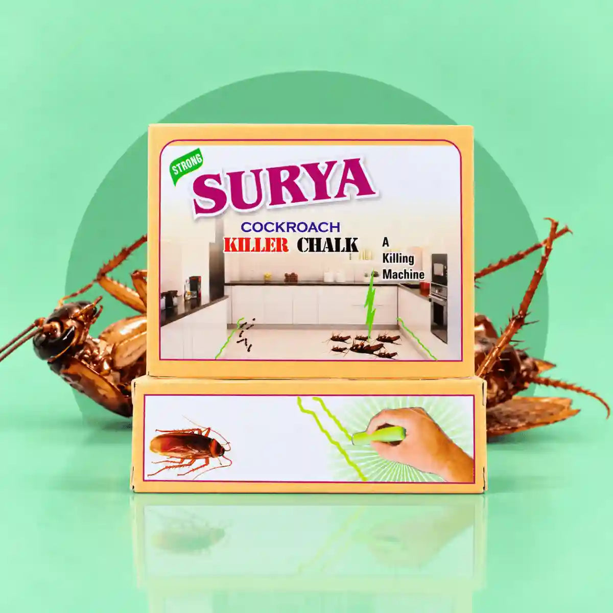 Surya Cockroach Killer Chalk box pack
