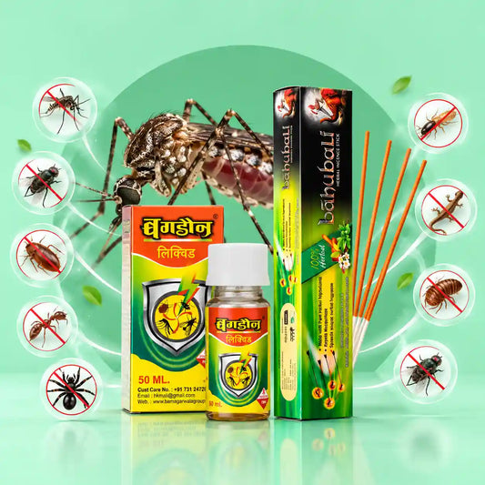 Bahubali Herbal Sticks + Bugdon Liquid 50ml Combo