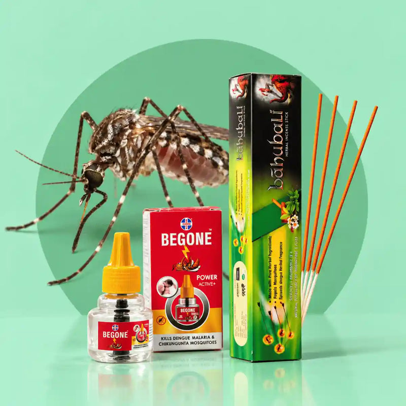 Begone Power Active + Bahubali Herbal Incense Combo