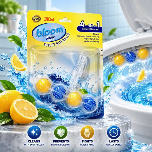 Bloom Wave toilet rim balls blister pack