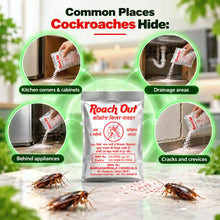 Using Roach Out powder where coackroach hide