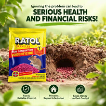 Ratol Granules protecting gardens from rodents