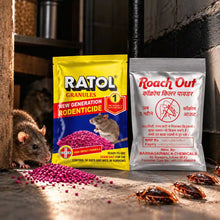 Ratol Granules and Roach Out Cockroach Killer Powder combo pack
