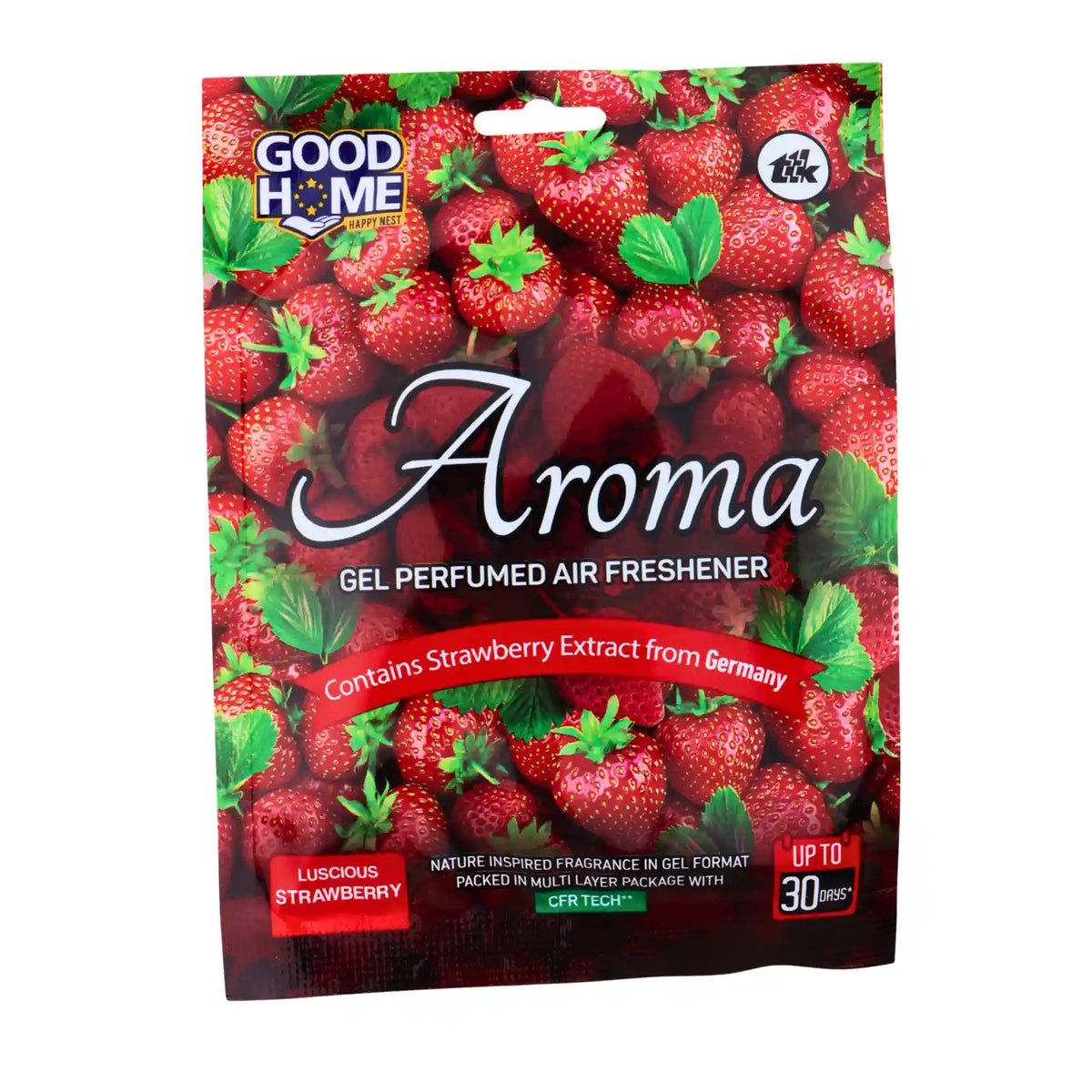 Good Home Aroma Air Freshener strawberry gel pouch front