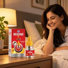 Begone Power Active mosquito repellent vaporizer in a bedroom.
