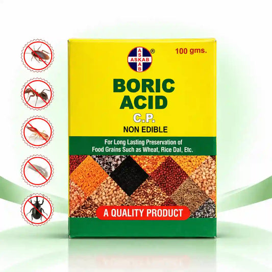 Boric Acid C.P. non-edible 100g pack by Askab