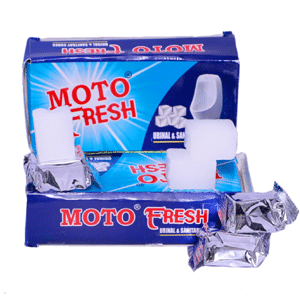 MOTO FRESH WHITE URINAL AND SANITARY CUBE 12 PC PKT