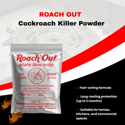 Roach-Out Roach Control Powder for Kitchen Bathroom and Cabinets